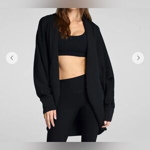 SPANX Air Essentials Cocoon Cardigan in Very Black| XL/1X